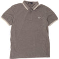 Fred Perry Herre poloshirt Stor grå flækket bomuld