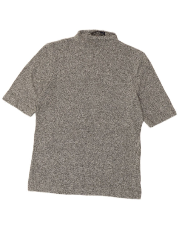 Marks & Spencer T-shirt top til kvinder UK 12 Medium Grå Flecked