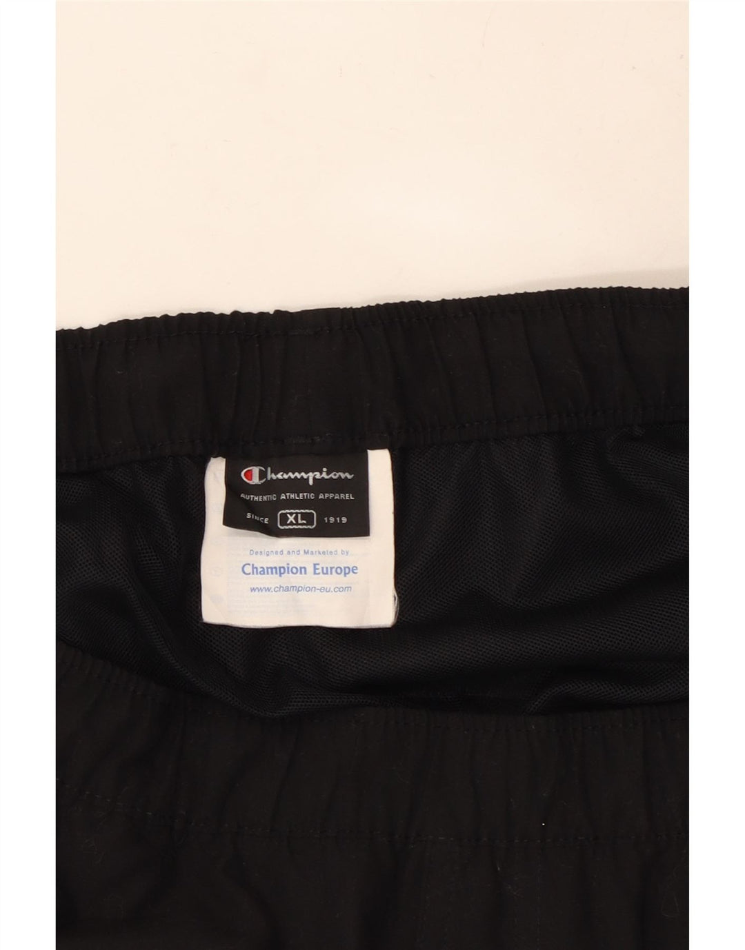 Champion Herre grafiske svømmeshorts XL Sort Colourblock Polyester