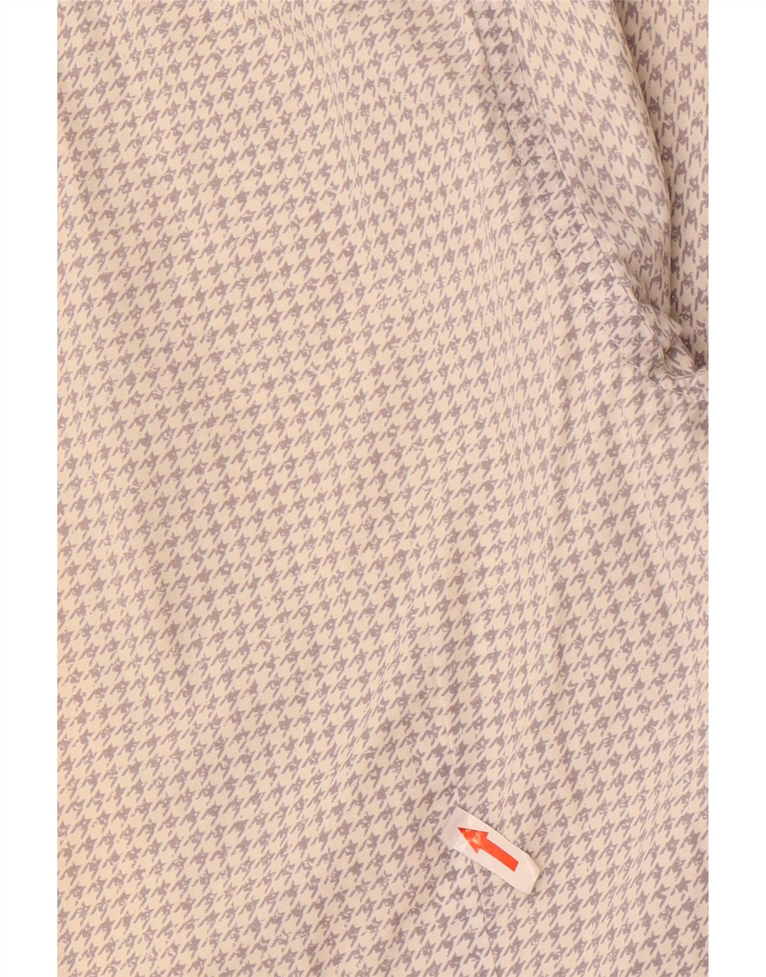 Hugo Boss Slim Fit skjorte til mænd, lille hvid Houndstooth