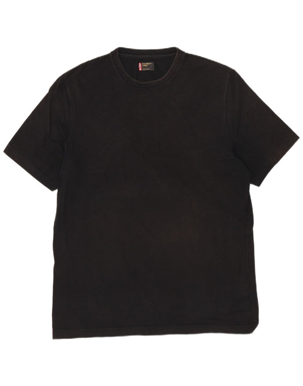 LEVI'S Mens T-Shirt Top Large Black Cotton
