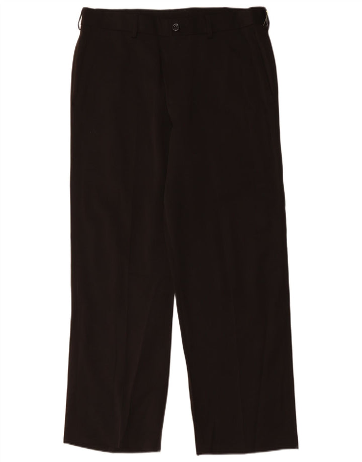 Izod Lige Chinobukser til mænd W34 L29 Sort polyester