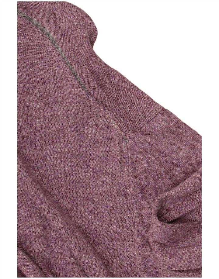 Marks & Spencer Herre Regular Fit V-hals sweater Medium Lilla
