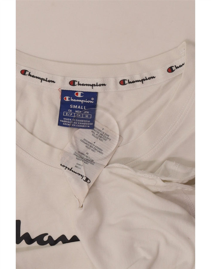 Champion Herre Grafisk Vest Top Lille Hvid Bomuld