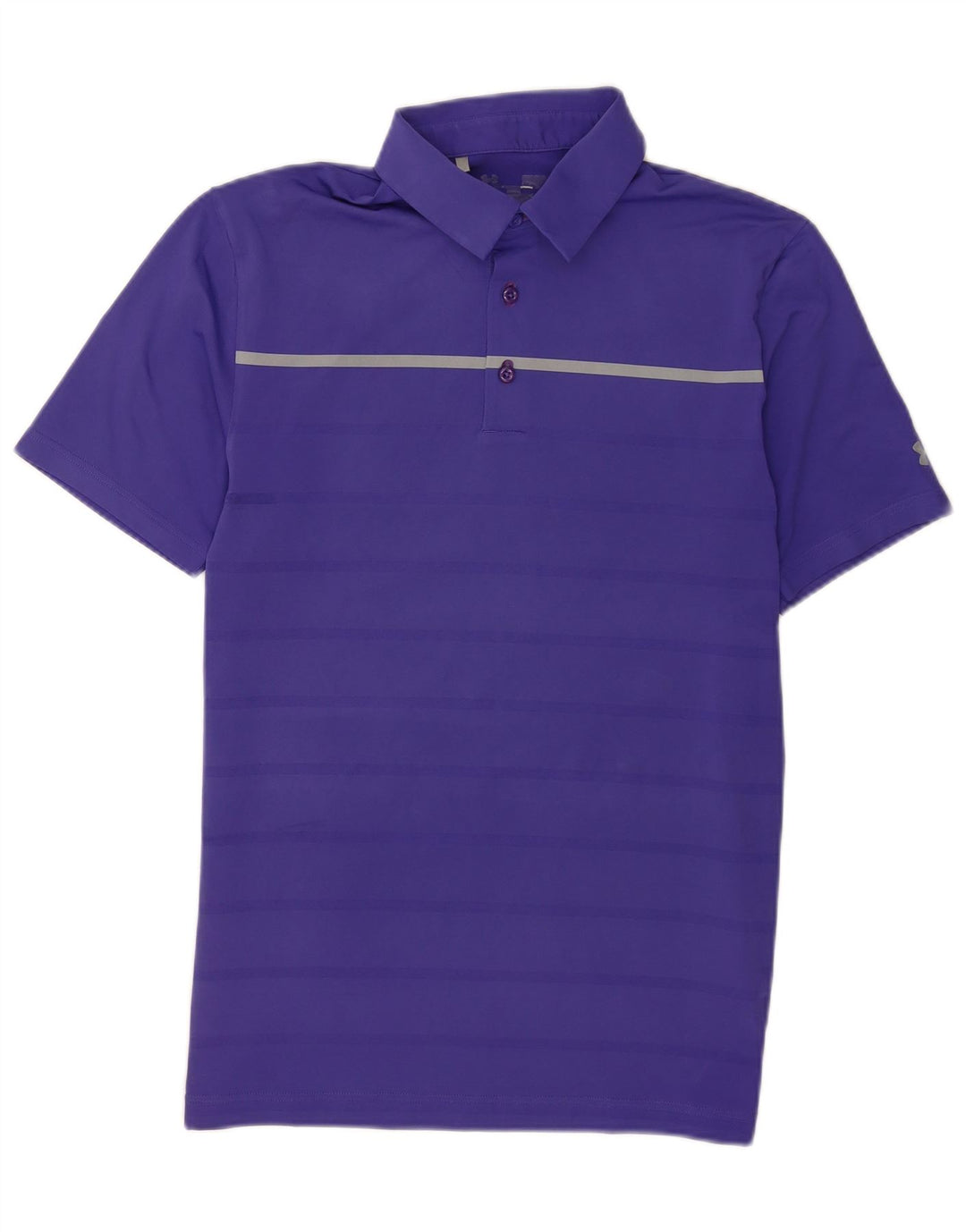 Under Armour herre poloshirt Lille lilla stribet polyester