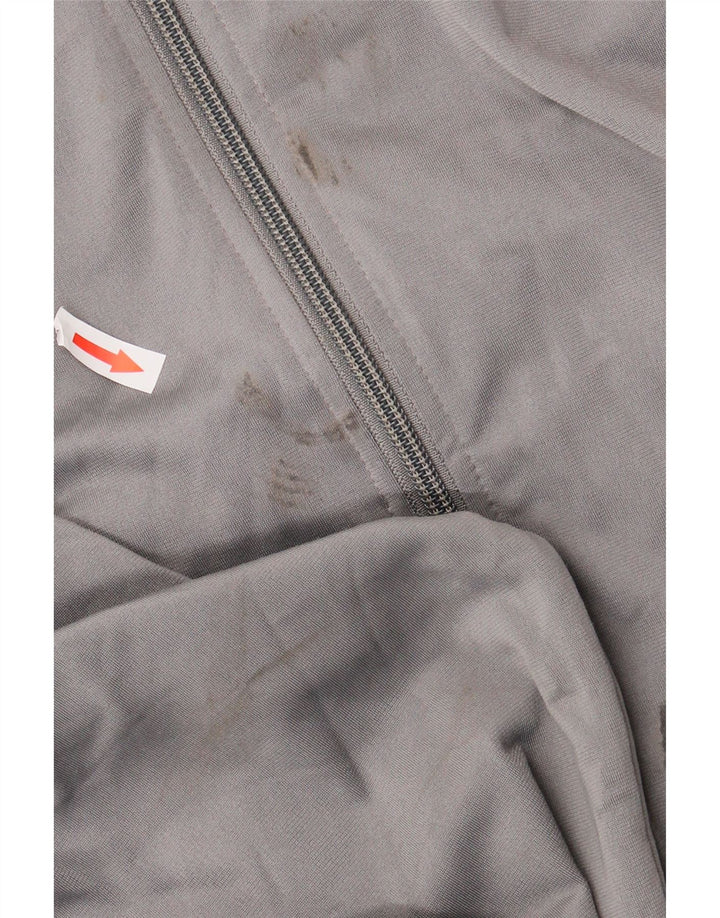 PUMA Træningsdragt til mænd, topjakke, stor grå farveblok polyester