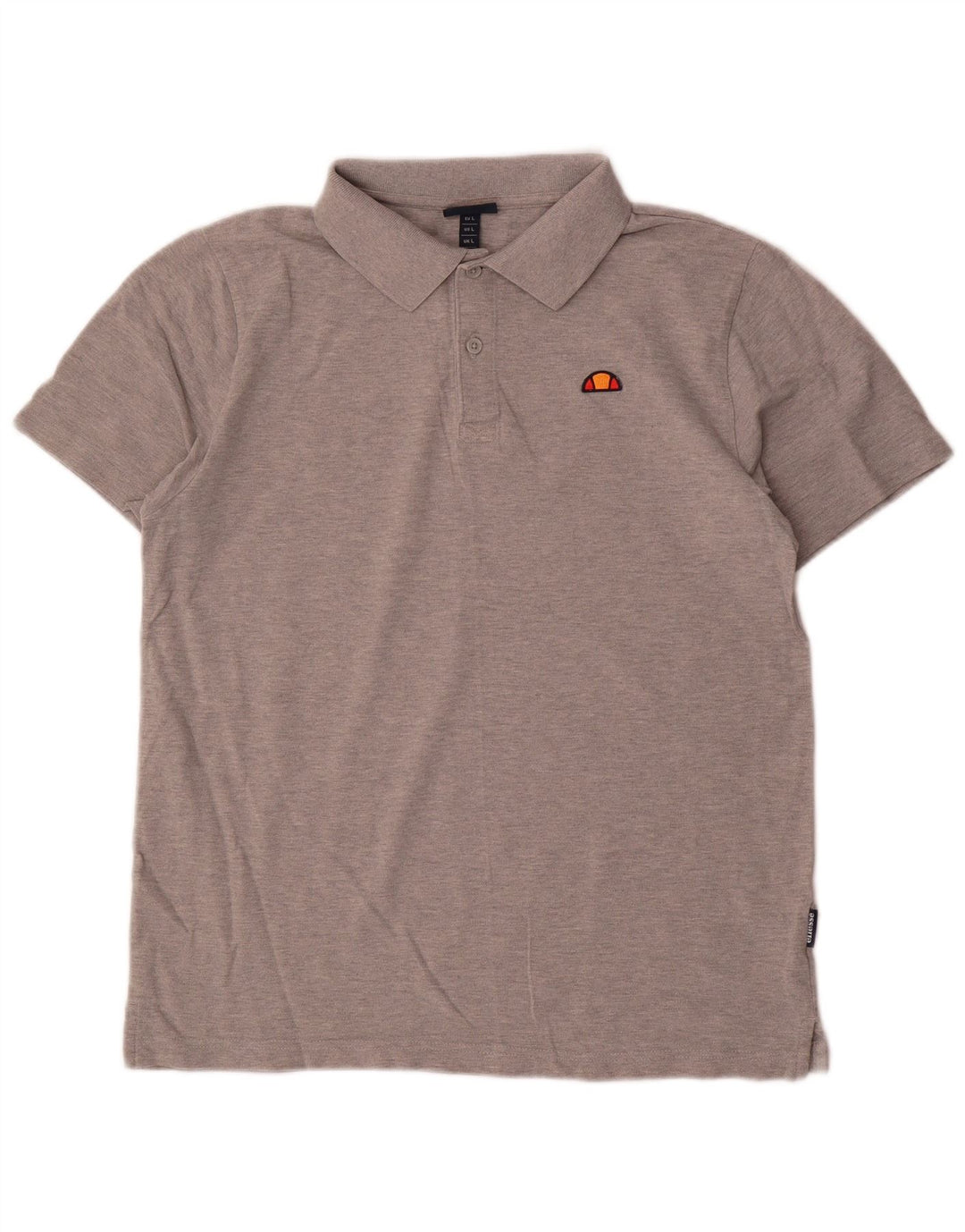 Ellesse Dame Polo Shirt UK 16 Stor Grå Bomuld