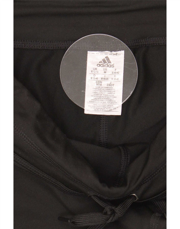 Adidas Træningsdragtsbukser til kvinder UK 12/14 Medium Sort Polyester