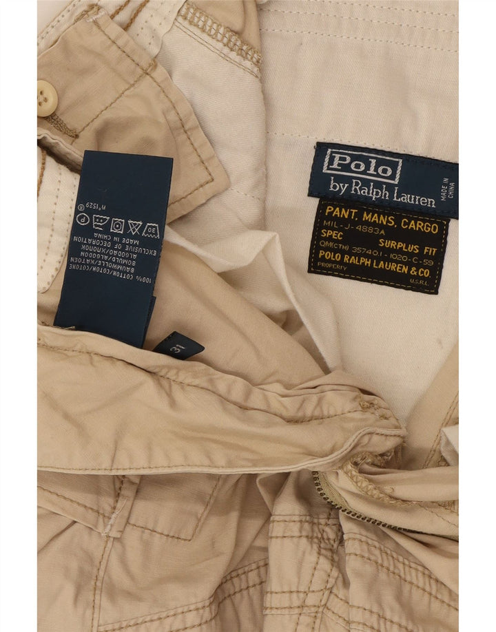 Polo Ralph Lauren Herre Cargo Shorts W31 Medium Beige Bomuld