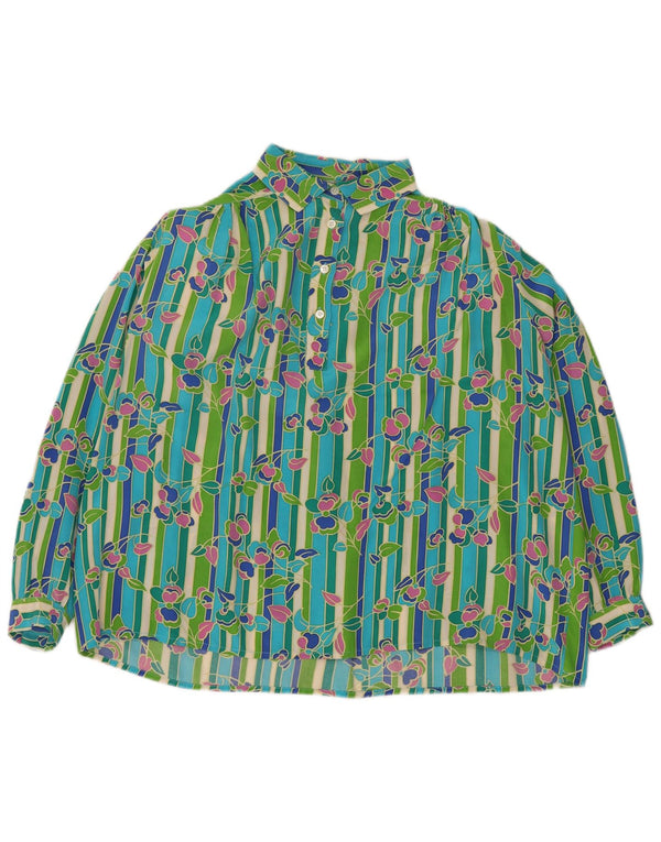Diana Bentall's Dame Pullover Bluse UK 20 2XL Flerfarvet Blomster