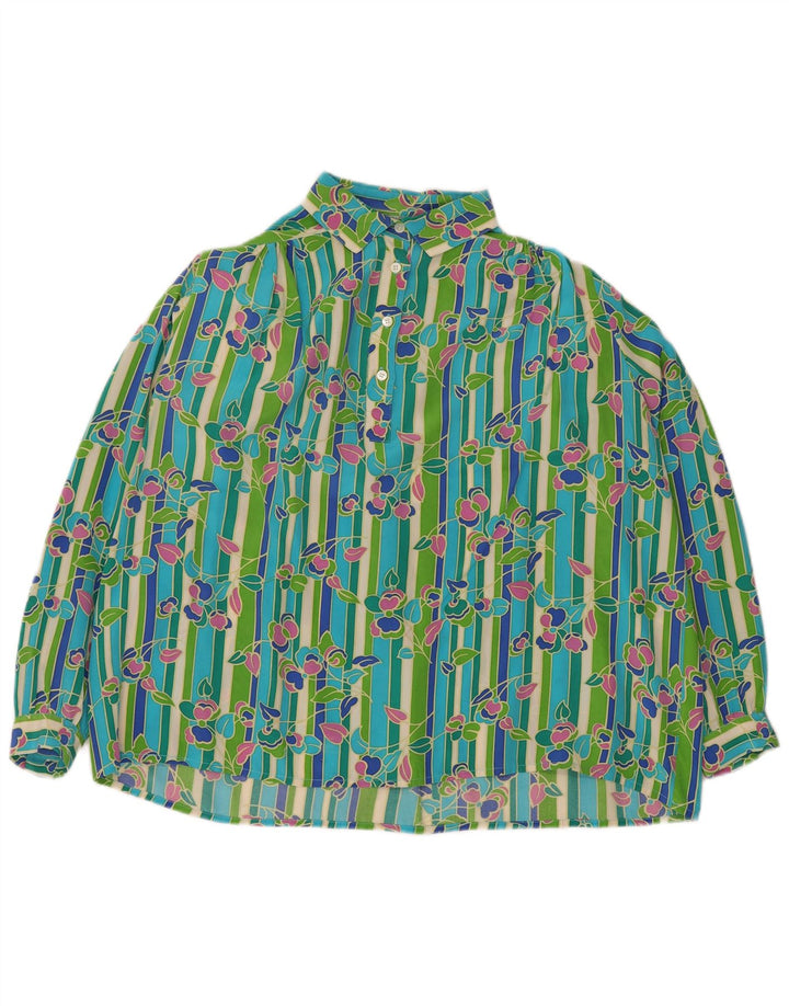 Diana Bentall's Dame Pullover Bluse UK 20 2XL Flerfarvet Blomster