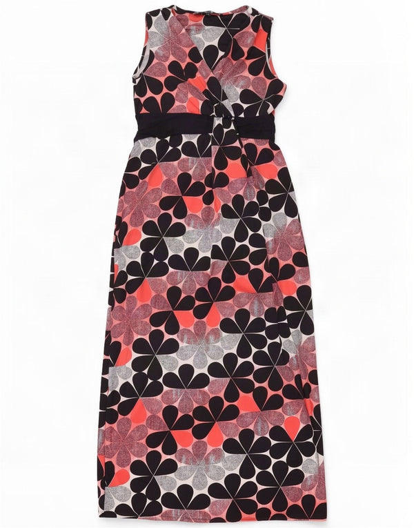Principper Kvinders ærmeløs Maxikjole UK 14 Medium Multicolored Floral