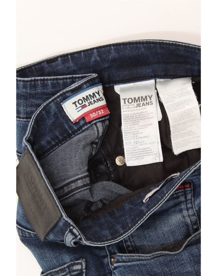 TOMMY HILFIGER Slim Jeans til mænd W30 L32 Blå Bomuld