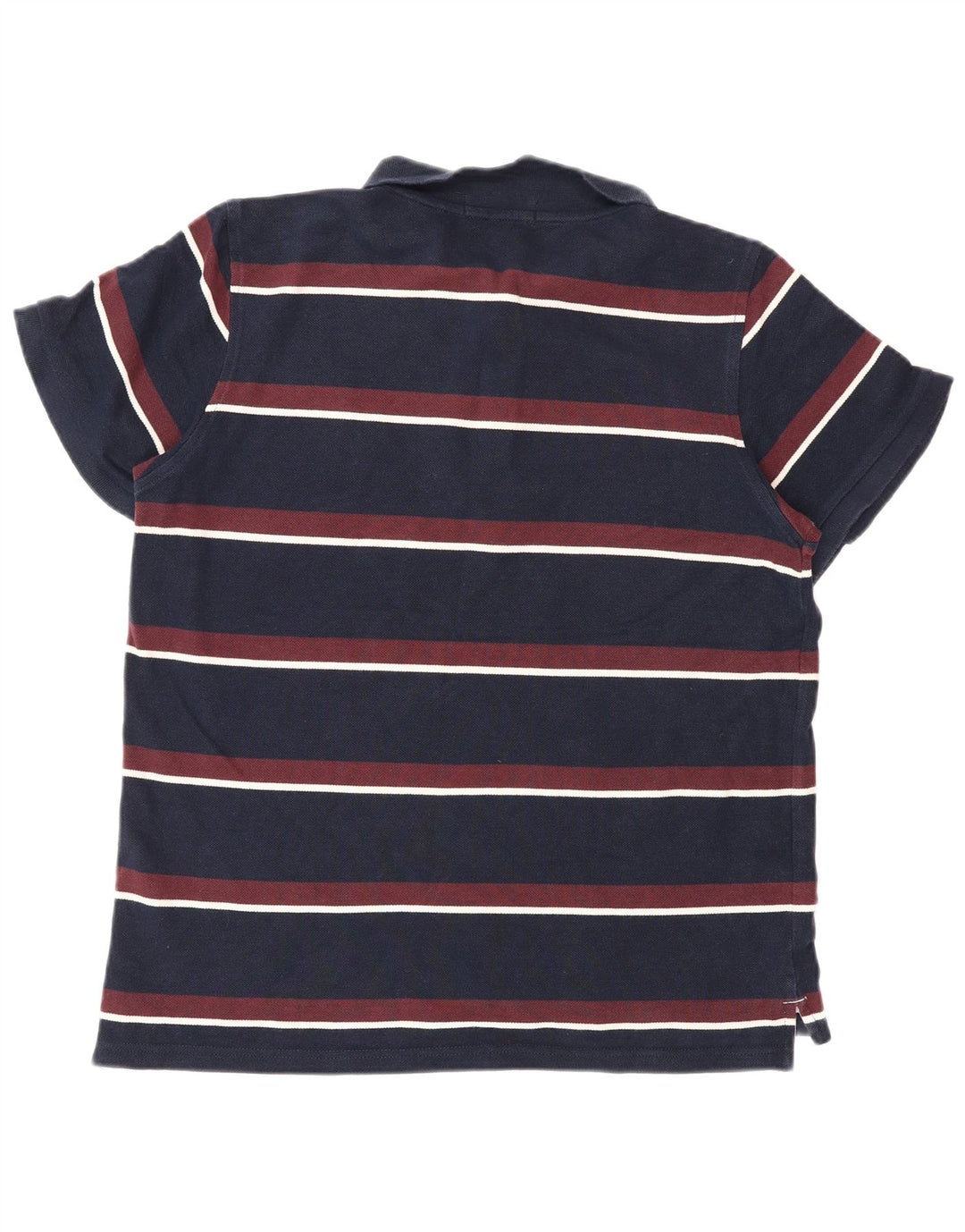 Lyle & Scott Heritage Polo Shirt Medium Navyblå stribet bomuld