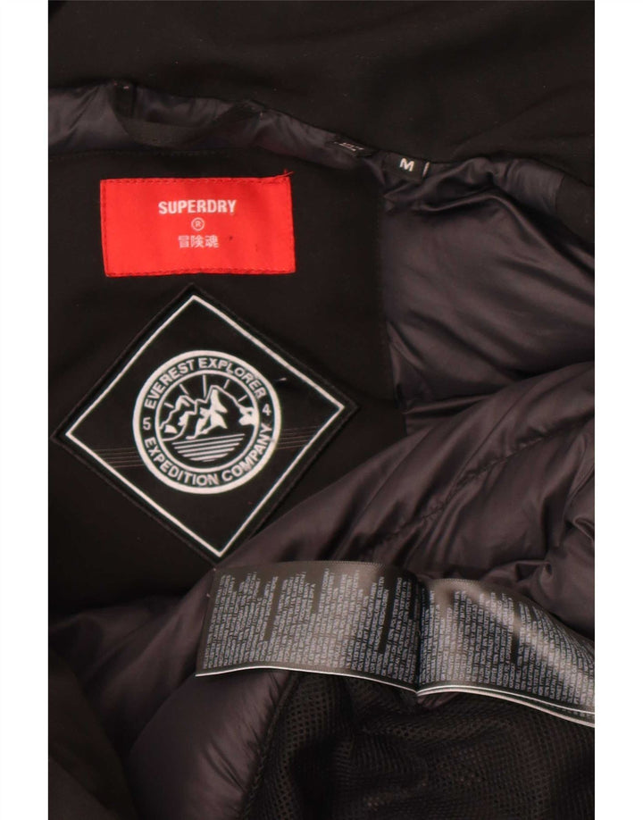 Superdry Polstret Herrejakke UK 38 Medium Sort Polyester