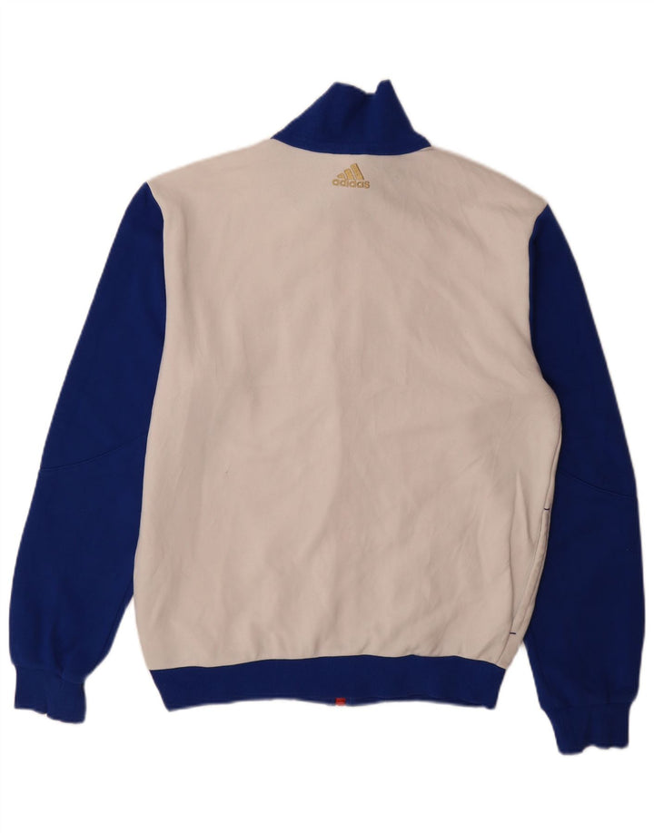 Adidas Træningsdragt til mænd Topjakke Medium White Colourblock Bomuld