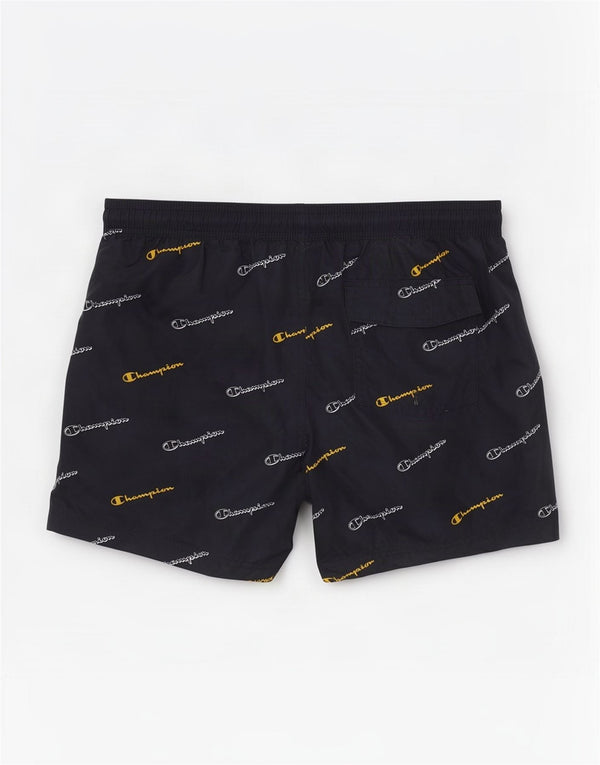 Champion Herre grafiske svømmeshorts Medium marineblå polyester