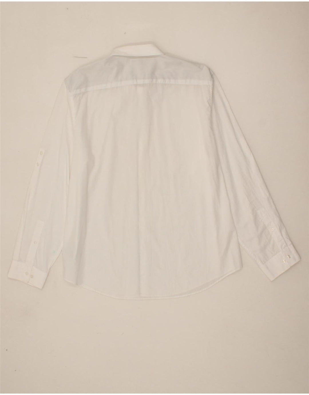 CALVIN KLEIN Mens Shirt XL White Cotton Vintage Calvin Klein and Second-Hand Calvin Klein from Messina Hembry 