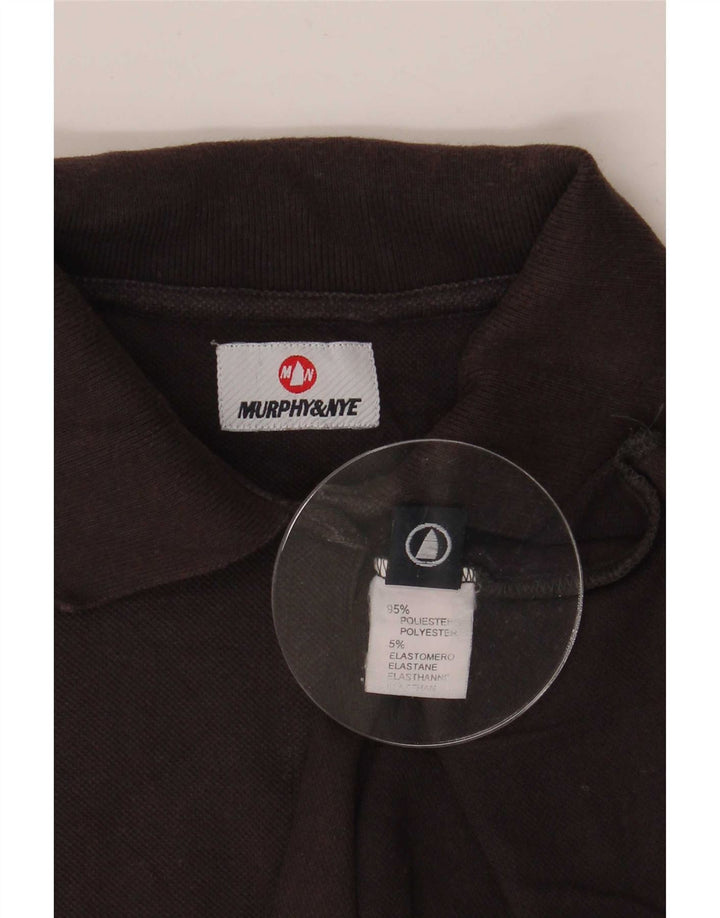 Murphy & Nye Dame ærmeløs poloshirt UK 8 Small Black Polyester