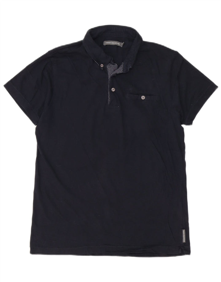French Connection Herre poloshirt Medium marineblå bomuld