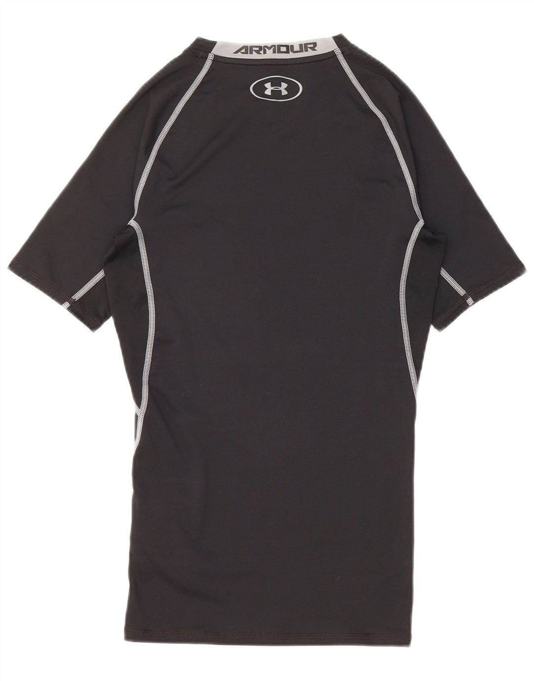 Under Armour Dame Grafisk T-Shirt Top UK 8 Small Black Polyester