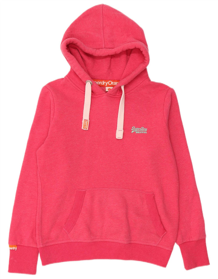 SUPERDRY Dame Hættetrøje Jumper UK 16 Large Pink Polyester