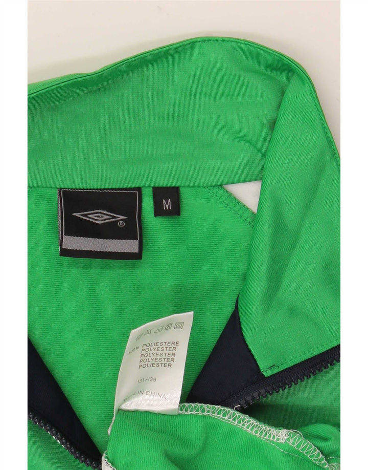 Umbro Herre grafisk træningsdragt Topjakke Medium Grøn Colourblock Polyester