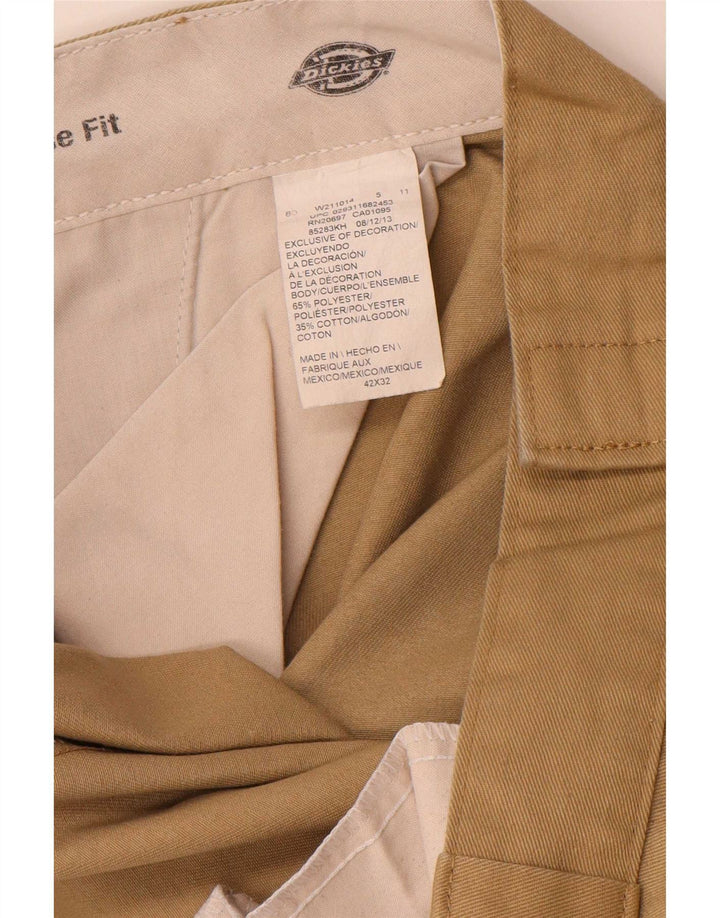 Dickies Herre Loose Fit Cargo Bukser W42 L32 Beige Polyester