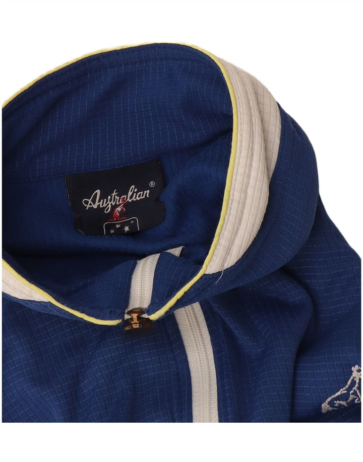 AUSTRALIAN L'ALPINA Træningsdragt til mænd Topjakke IT 50 Medium Blue Colourblock