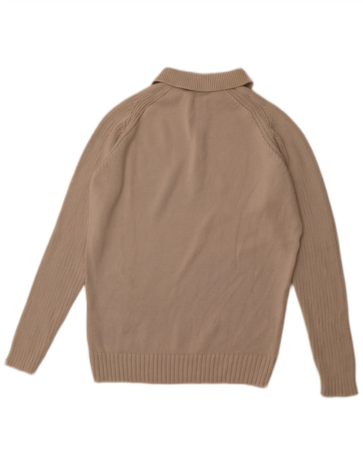 ZARA Polo-halstrøje til mænd XL Beige Bomuld
