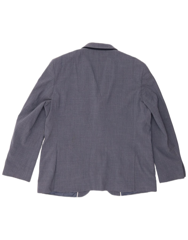 Marks & Spencer Herre 2-knaps blazerjakke UK 46 3XL Blå Uld