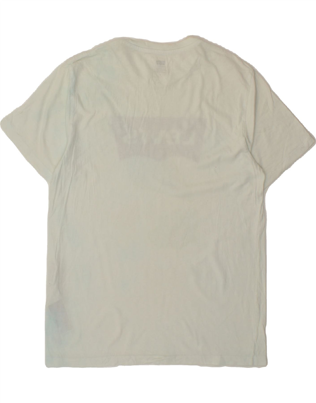 LEVI'S Mens Graphic T-Shirt Top Medium White Cotton Vintage Levi's and Second-Hand Levi's from Messina Hembry 