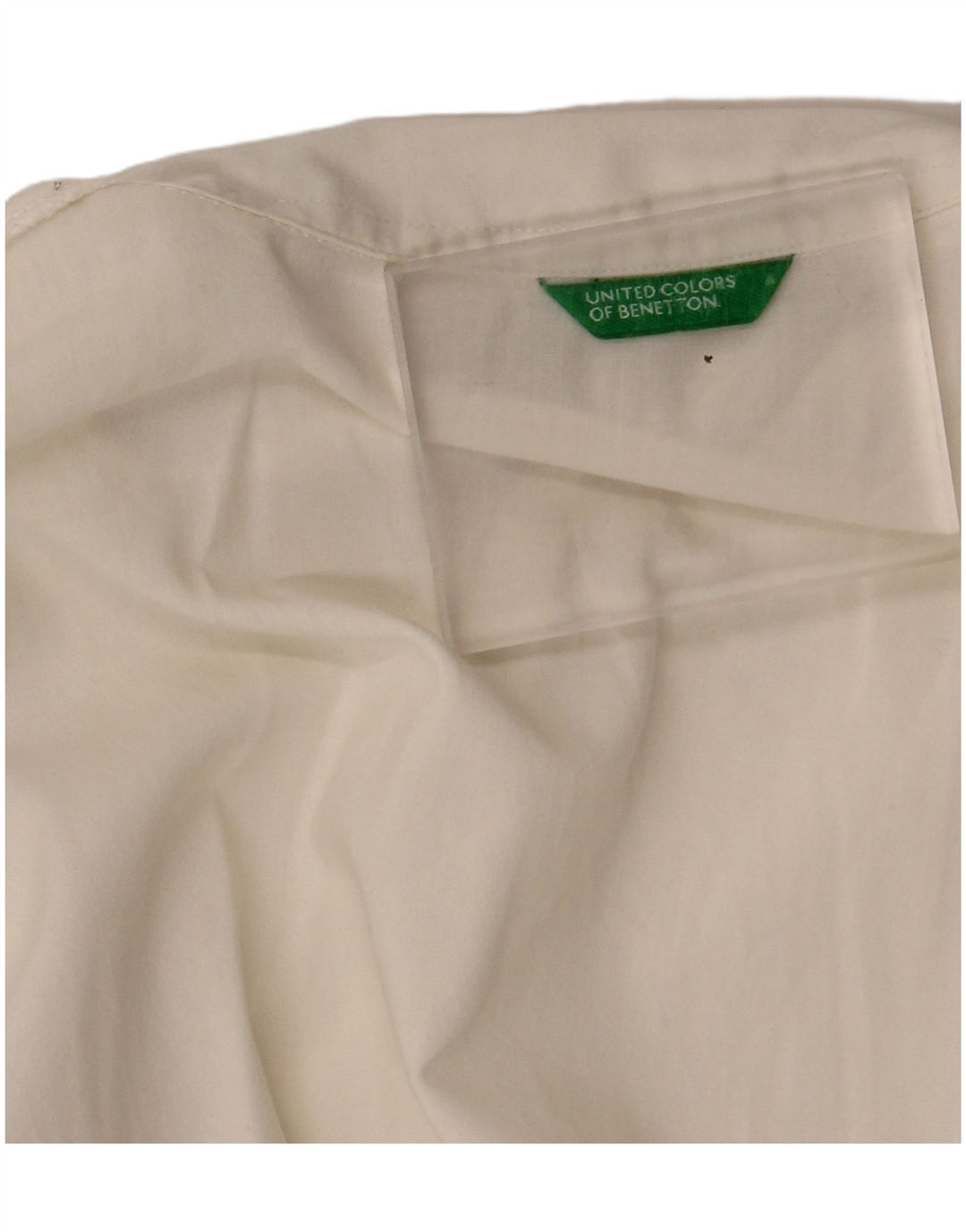 BENETTON Dameskjorte UK 18 XL Hvid
