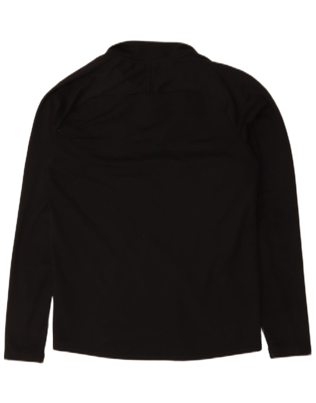 Nike Herre Dri Fit Pullover med lynlås-hals Træningsdragt Top Lille sort Colourblock