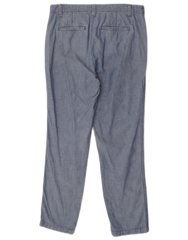Gap Womens Girlfriend Slim Chino Bukser US 4 Small W28 L28 Blue Cotton