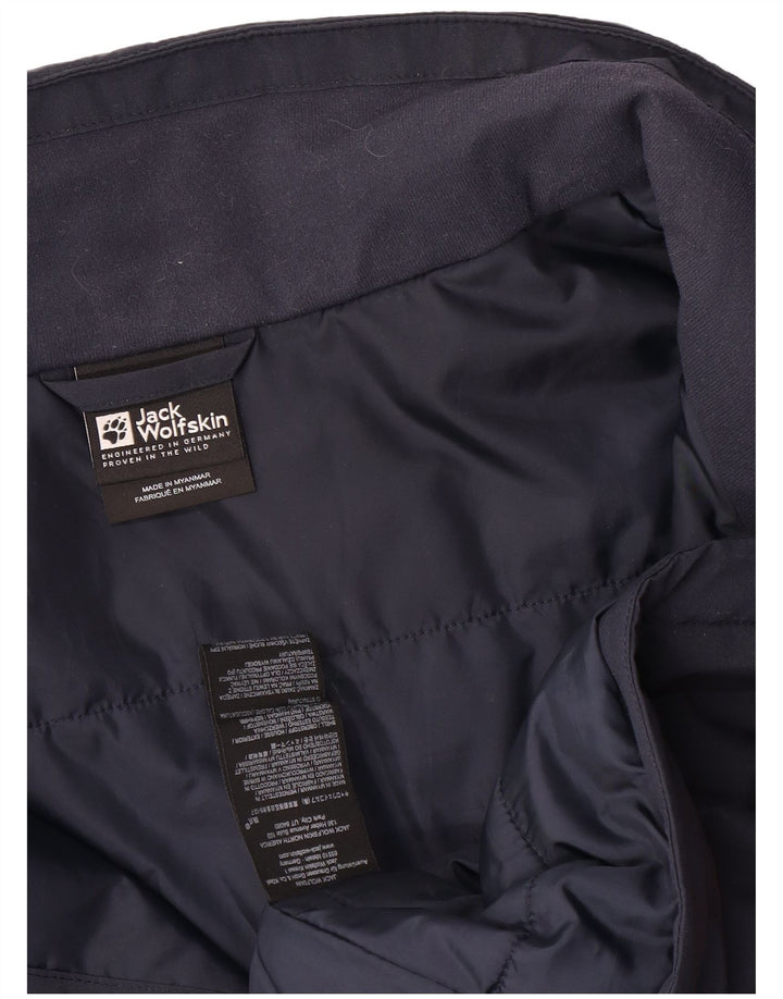 Jack Wolfskin Herre polstret jakke UK 30 6XL Navy Blue Polyester