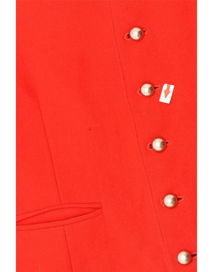 Vintage damevest UK 12 Medium Rød