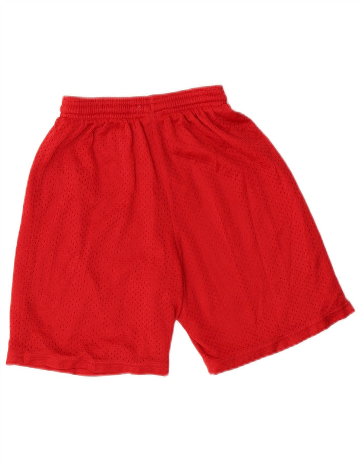 Russell Athletic Boys Sportsshorts 9-10 år Små røde nylon