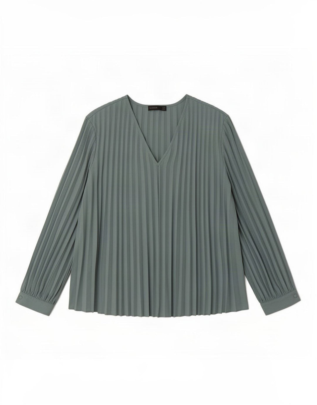 Marks & Spencer Dame Autograph Langærmet Bluse Top UK 16 Large Blue