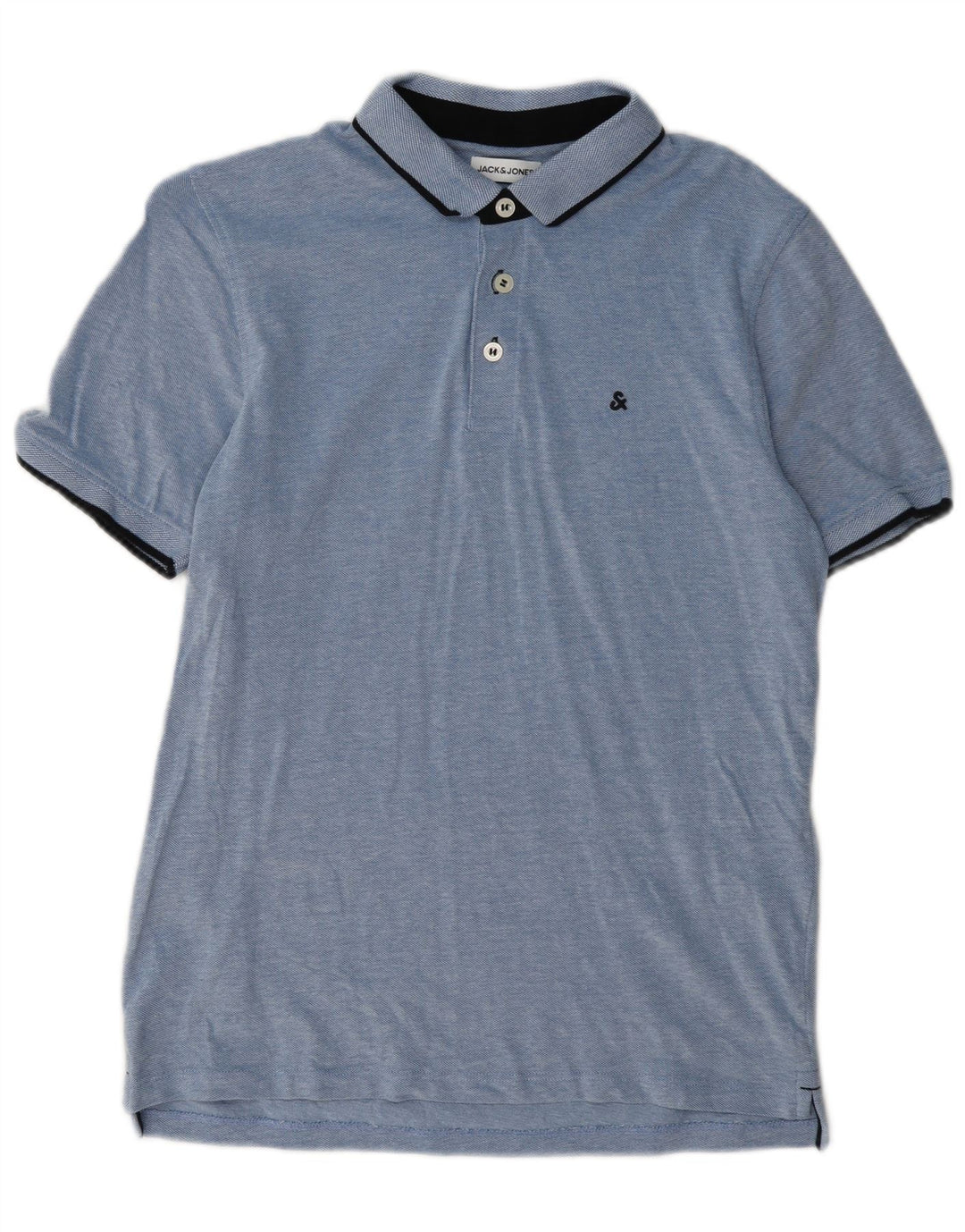 Jack & Jones herre poloskjorte stor blå bomuld