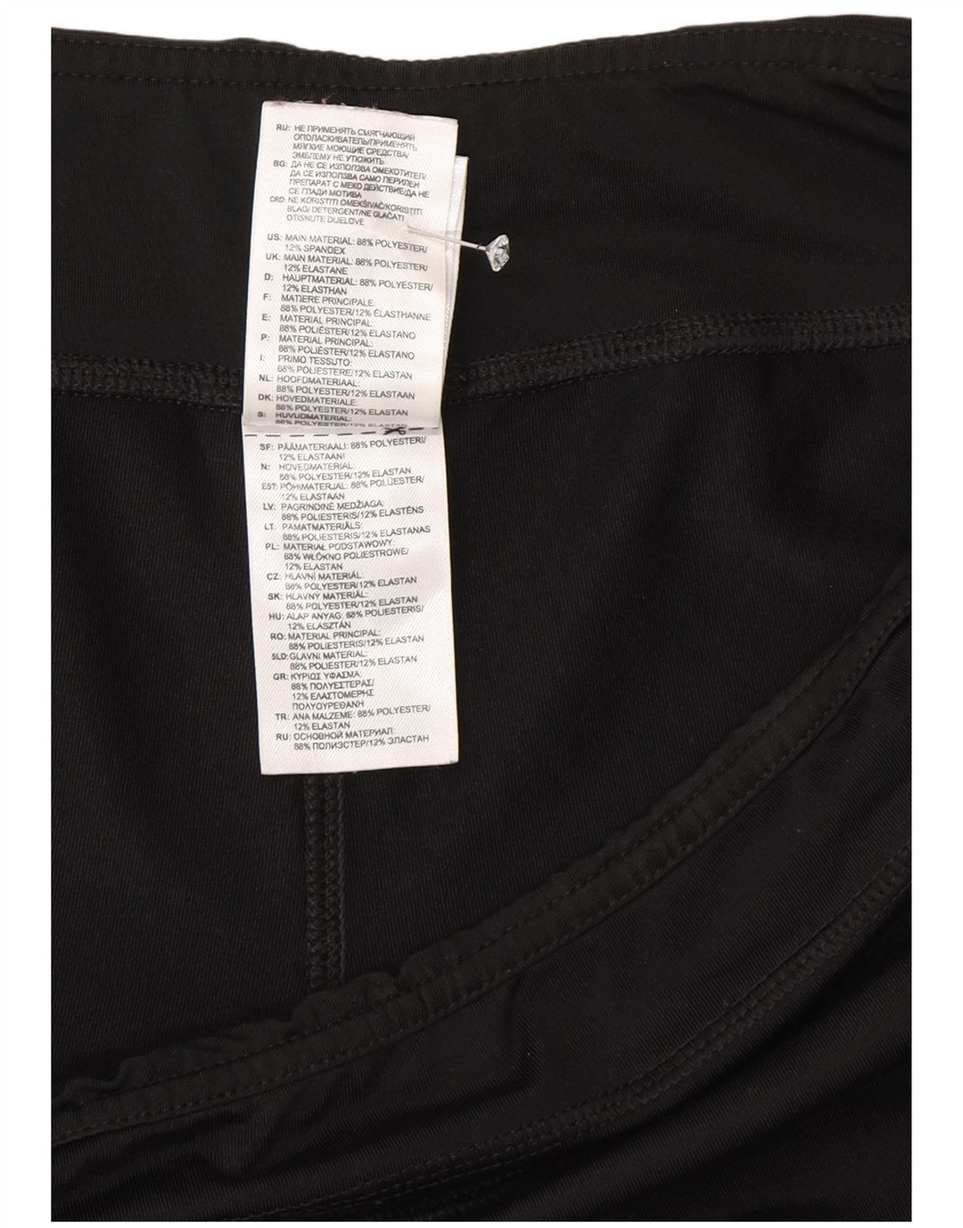 Adidas Womens Climalite træningsdragt bukser UK 16/18 Large Black Polyester