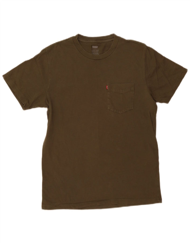 Levi's Herre T-Shirt Top Lille Khaki Bomuld