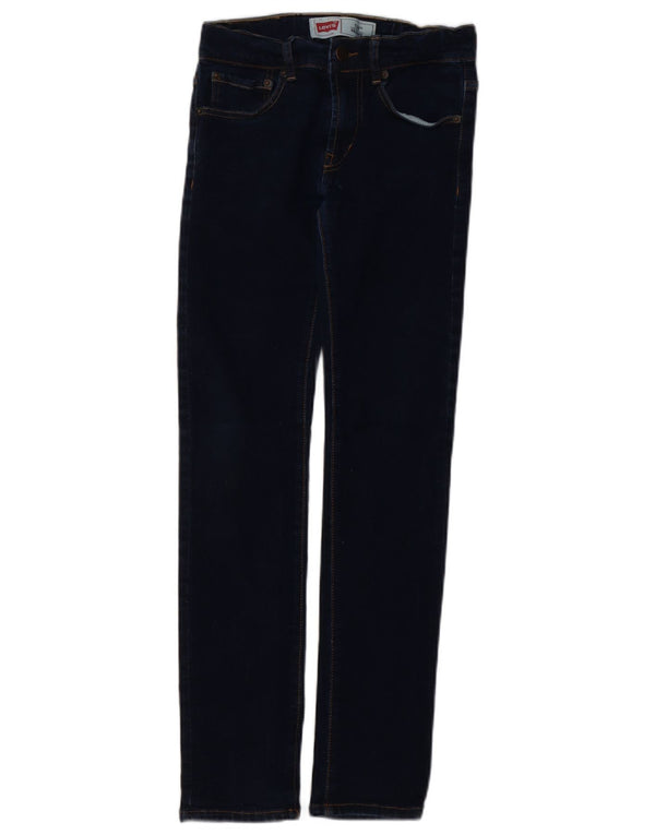 Levi's Boys 510 Skinny Jeans 11-12 år W26 L28 Marineblå Bomuld