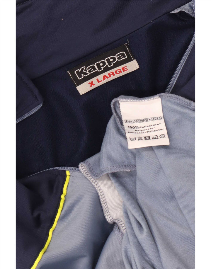 Kappa Træningsdragt til mænd Topjakke XL Blå Colourblock Polyester