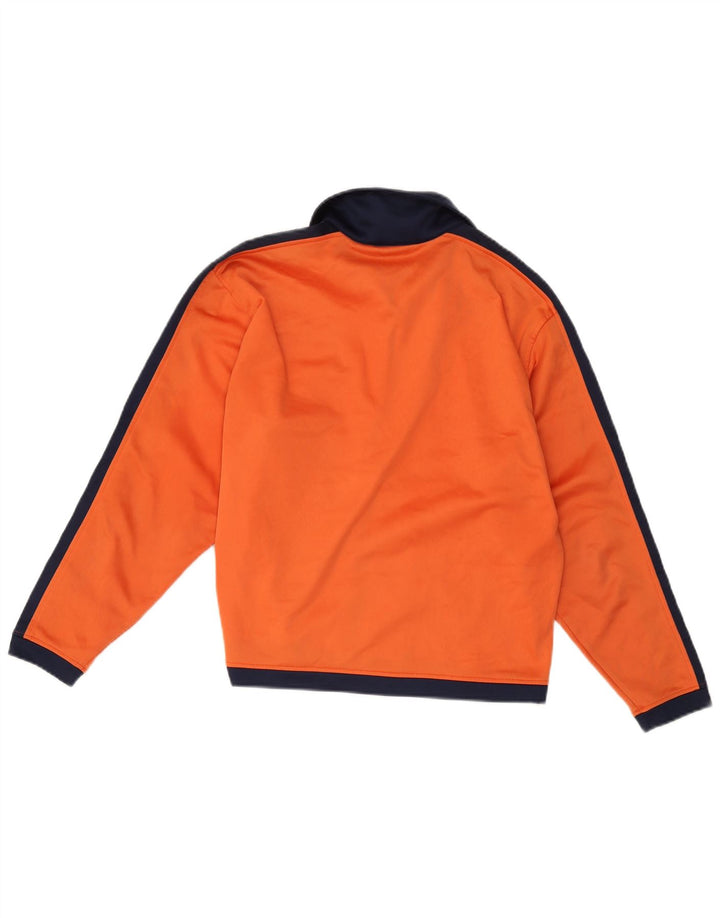 Asics Grafisk træningsdragt topjakke til kvinder UK 14 Medium Orange Colourblock