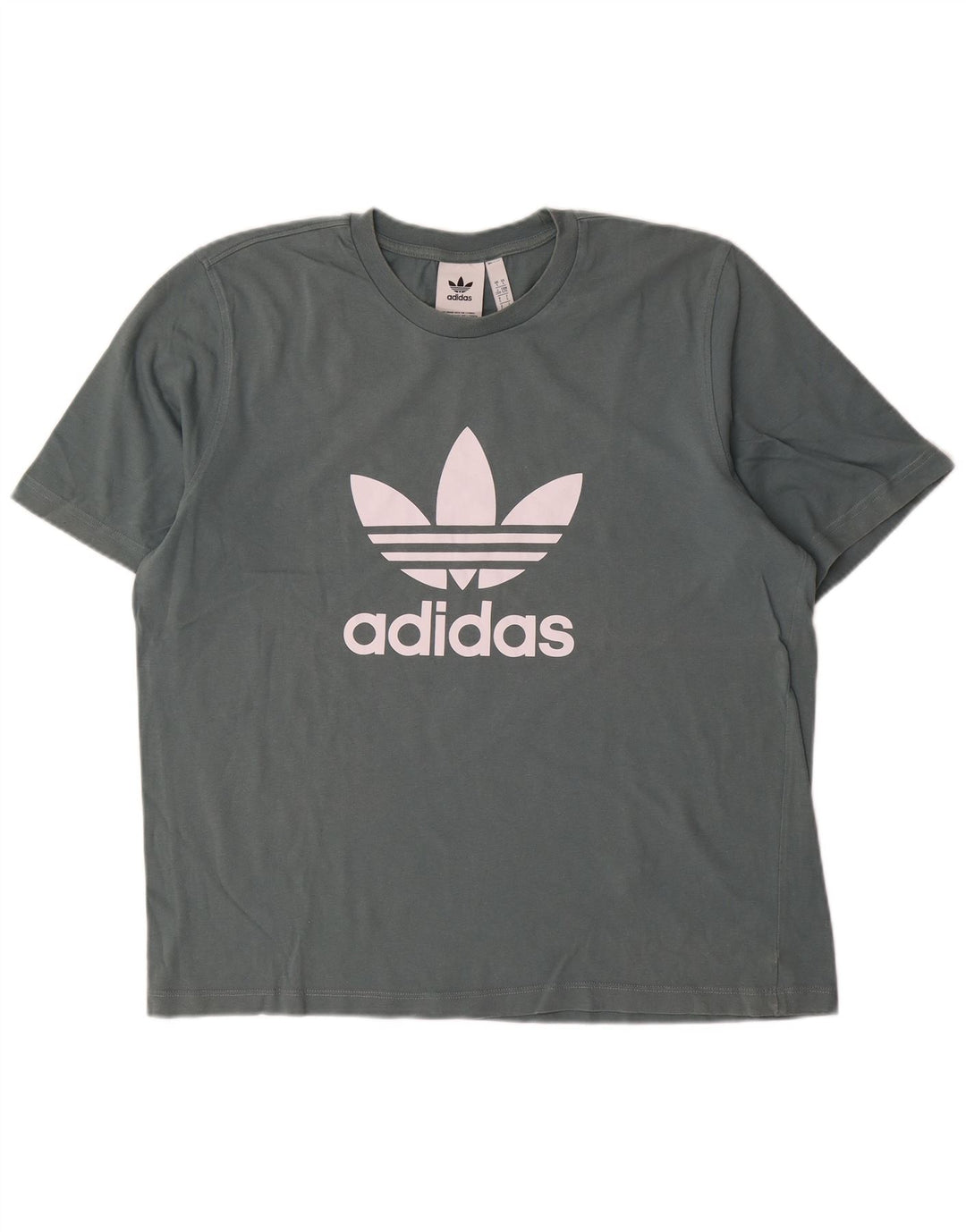ADIDAS Grafisk T-shirt top til mænd, stor blå