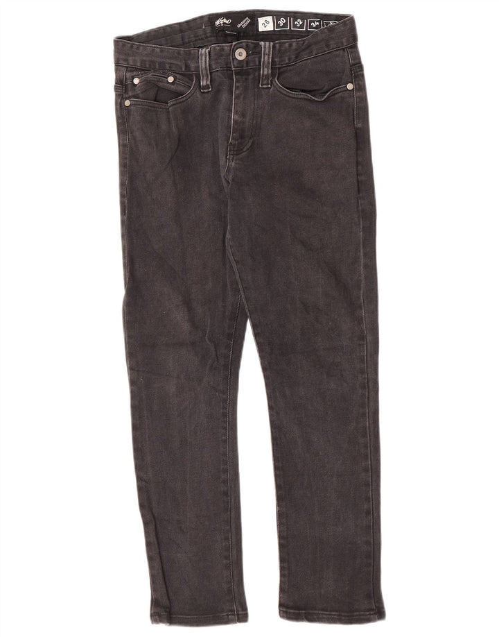 Mossimo Dame Slim Jeans W28 L26 Sort