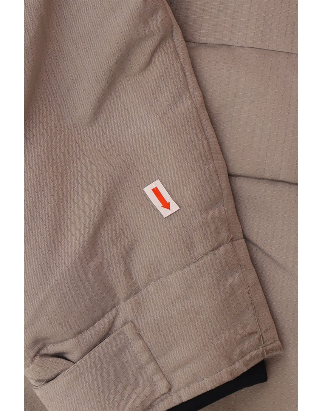 HOLLISTER Herre hættepolstret jakke UK 40 Large Grå Polyester