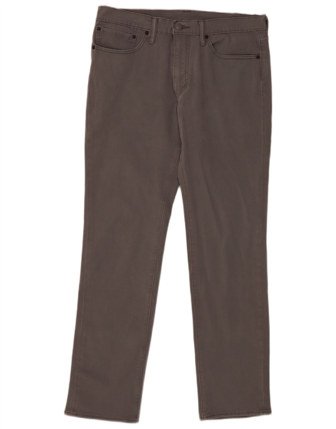 Levi's Herre 511 Slim Jeans W34 L34 Grå Bomuld