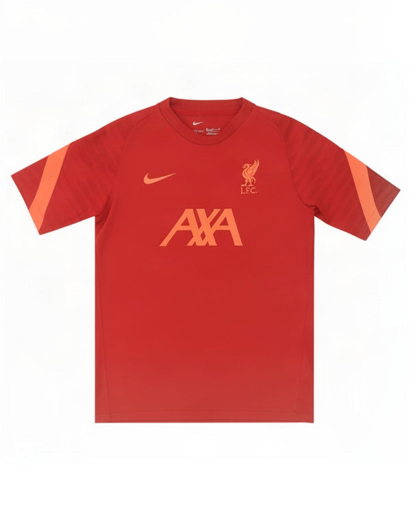 Nike Boys Liverpool Grafisk T-Shirt Top 13-14 år XL Rød Colourblock